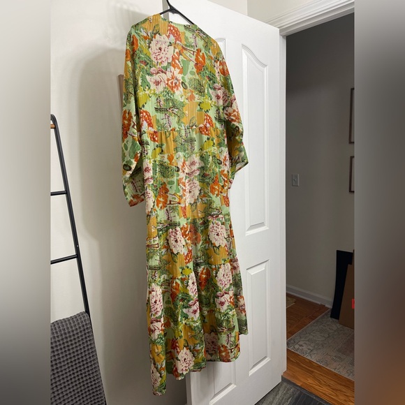 Anthropologie Multicolor Floral Wrap - Picture 4 of 5